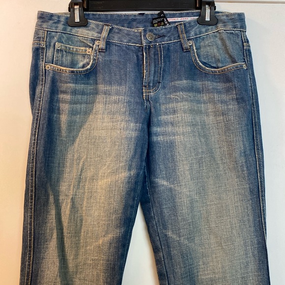 Buffalo Vintage Never Used Detailed Design Sexy Fit Pink Floral Inside Jeans - Picture 5 of 16